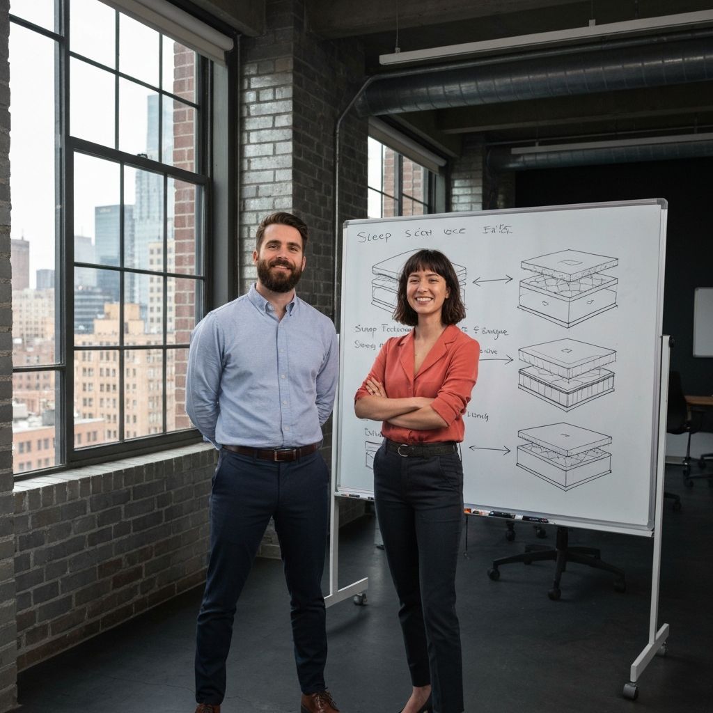 Helix Sleep founders in New York City